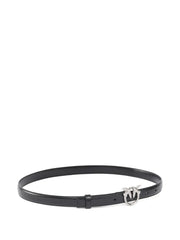 buckle lambskin belt