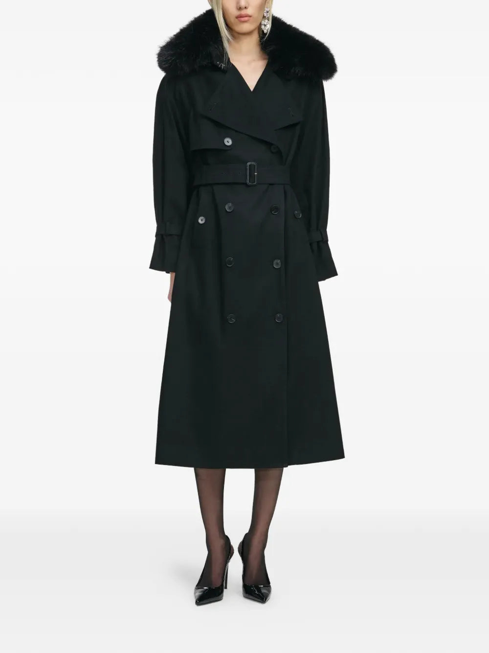 belted trench coat