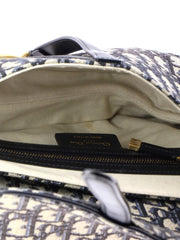 Saddle Handbag with Strap Oblique Canvas Medium shoulder bag