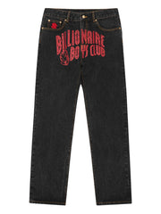 Arch Logo graphic jeans
