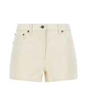 VGold Denim Shorts - Beige