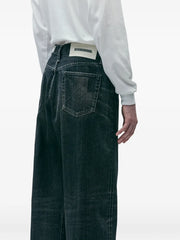 washed cotton jeans