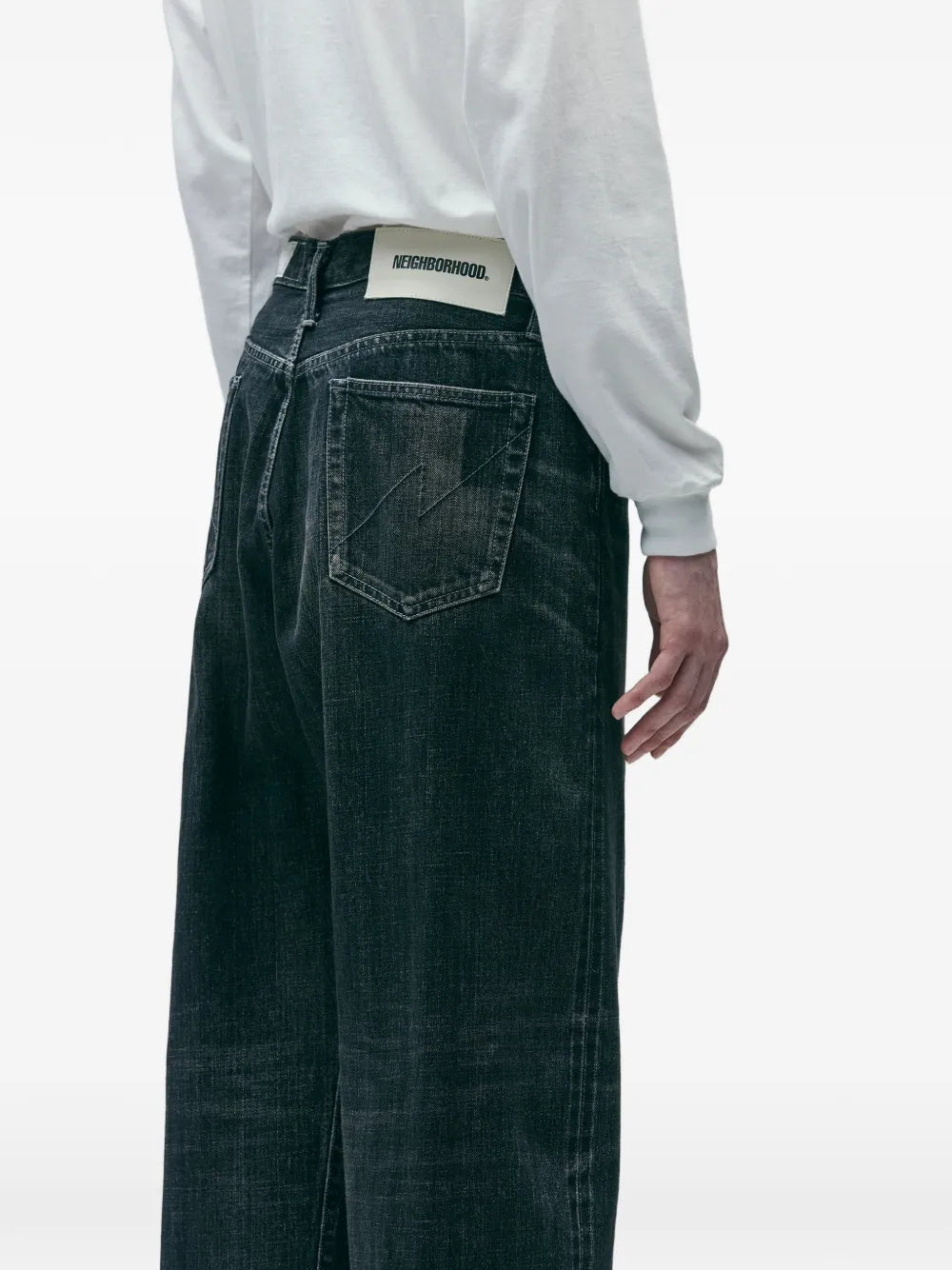washed cotton jeans