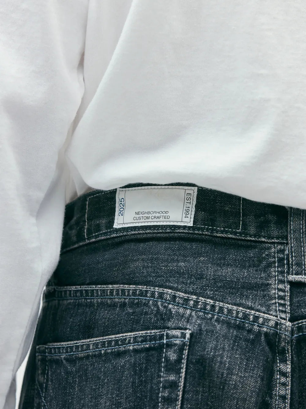 washed cotton jeans