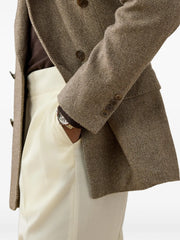 Kent herringbone double-breasted blazer