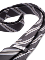 striped silk tie