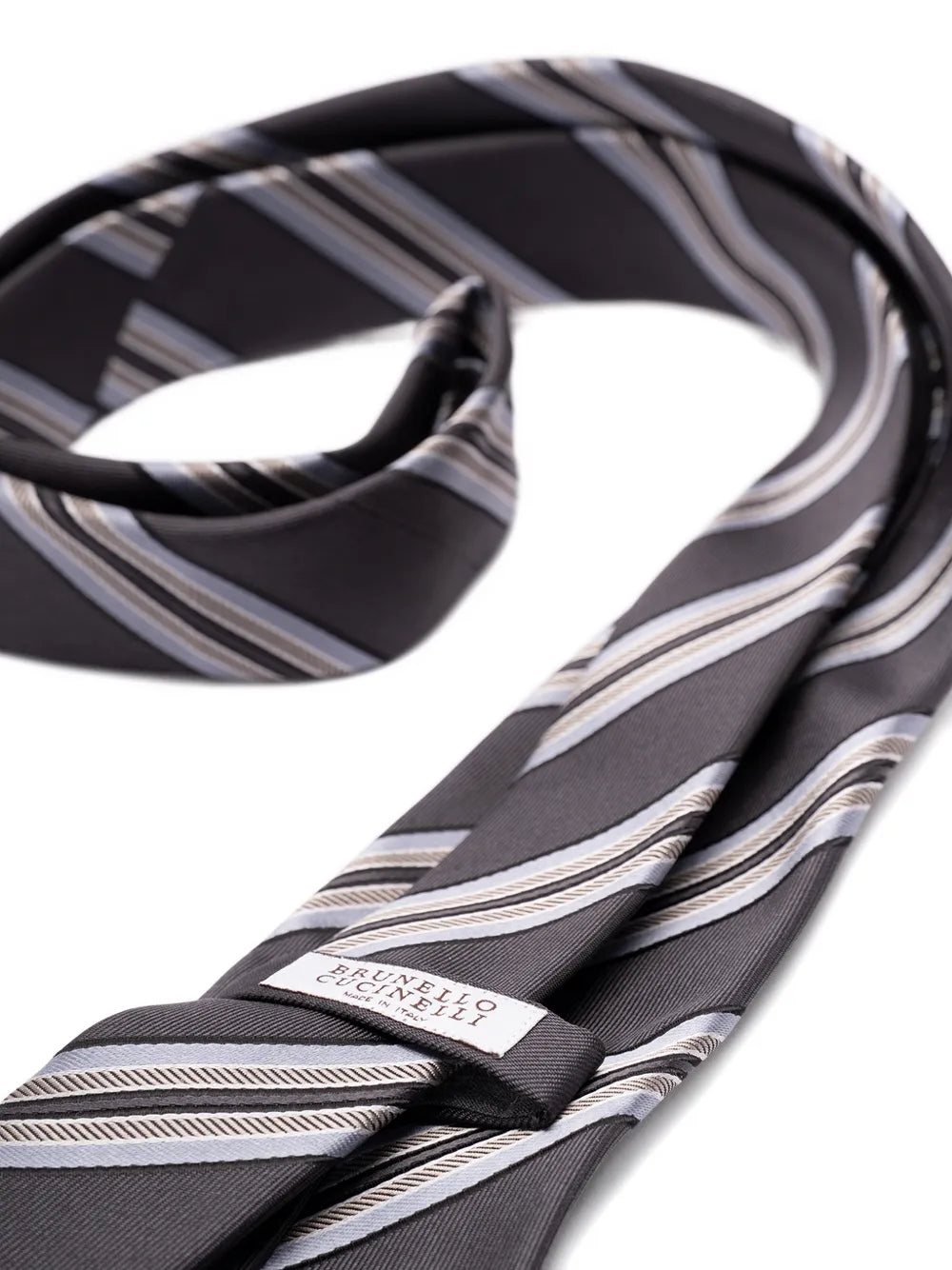 striped silk tie