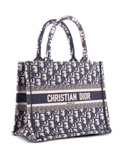 Book Oblique Canvas Small tote bag