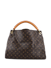 Artsy Handbag Monogram Canvas MM hobo bag
