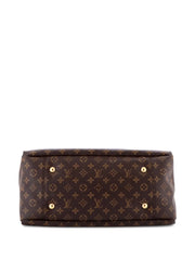 Artsy Handbag Monogram Canvas MM hobo bag