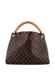 Artsy Handbag Monogram Canvas MM hobo bag
