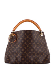 Artsy Handbag Monogram Canvas MM hobo bag