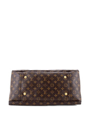 Artsy Handbag Monogram Canvas MM hobo bag