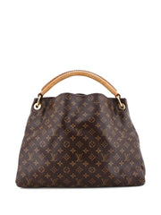 Artsy Handbag Monogram Canvas MM hobo bag