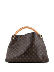 Artsy Handbag Monogram Canvas MM hobo bag