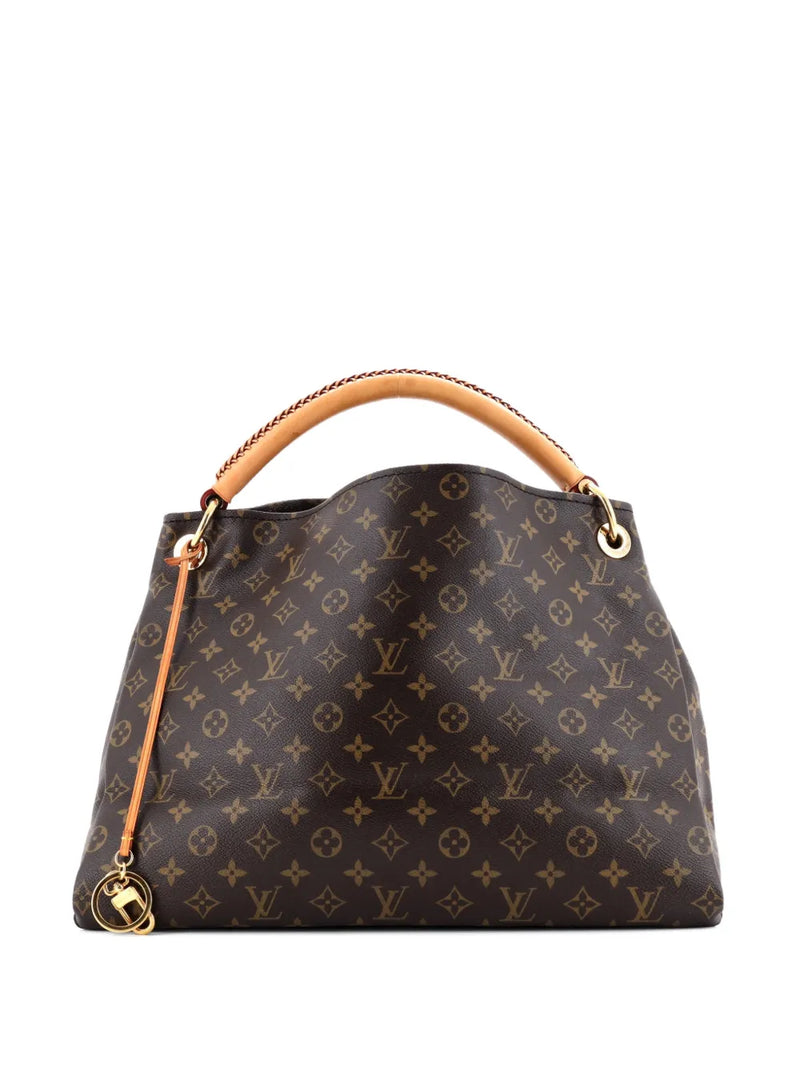 Artsy Handbag Monogram Canvas MM hobo bag