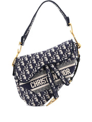 Saddle Handbag with Strap Oblique Canvas Medium shoulder bag
