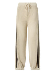 striped track pants