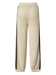 striped track pants