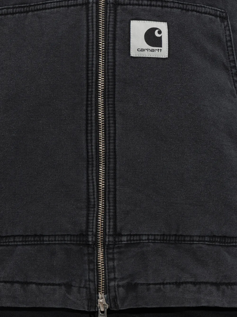 zip-up hooded jacket