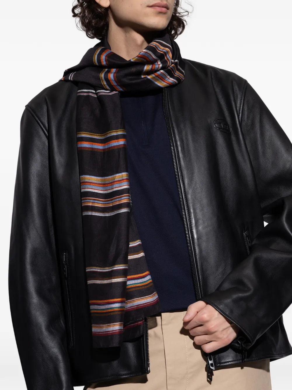 striped scarf