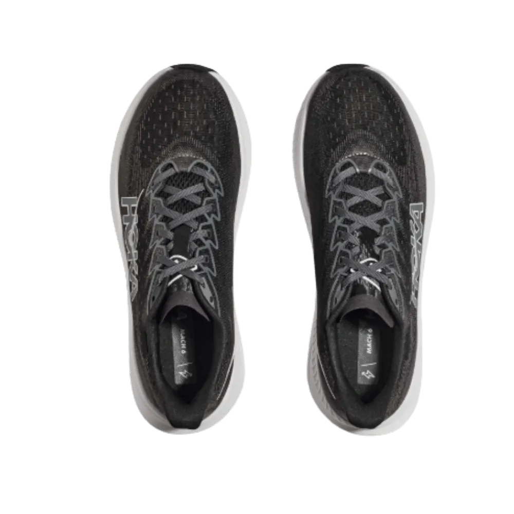 Hoka Mach 6 Black And White