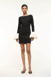 HAWTHORNE DRESS BLACK IVORY
