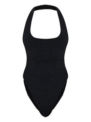 Ava halter textured swimsuit