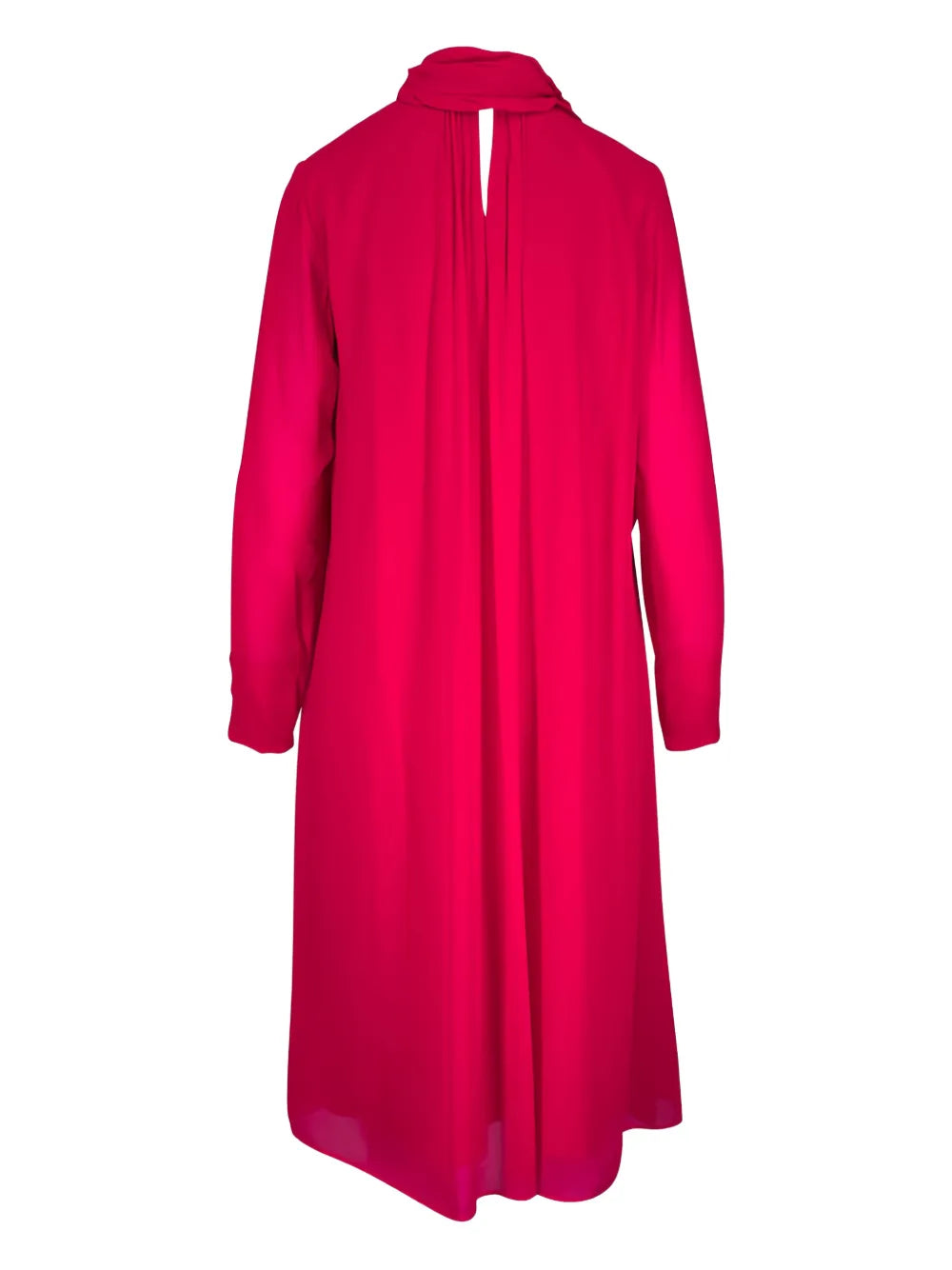 draped midi dress