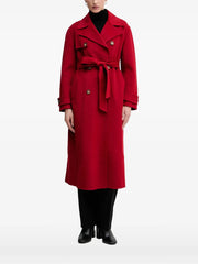 belted double-breasted coat