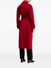 belted double-breasted coat