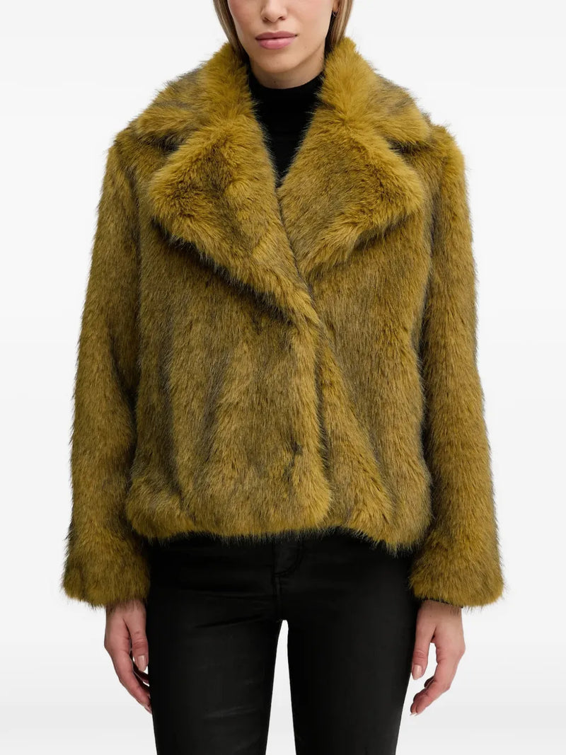 notched collar overcoat