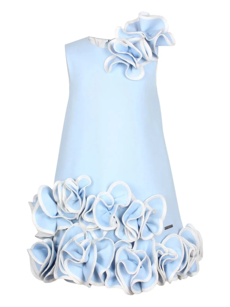ruffled floral dress