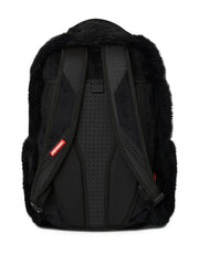 Cray furry shark backpack