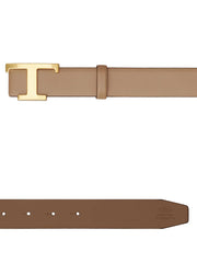 T-buckle reversible belt