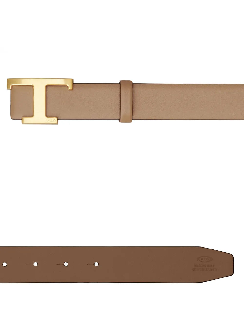 T-buckle reversible belt