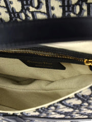 Saddle Handbag with Strap Oblique Canvas Medium shoulder bag