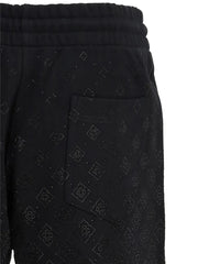 crystal monogram shorts