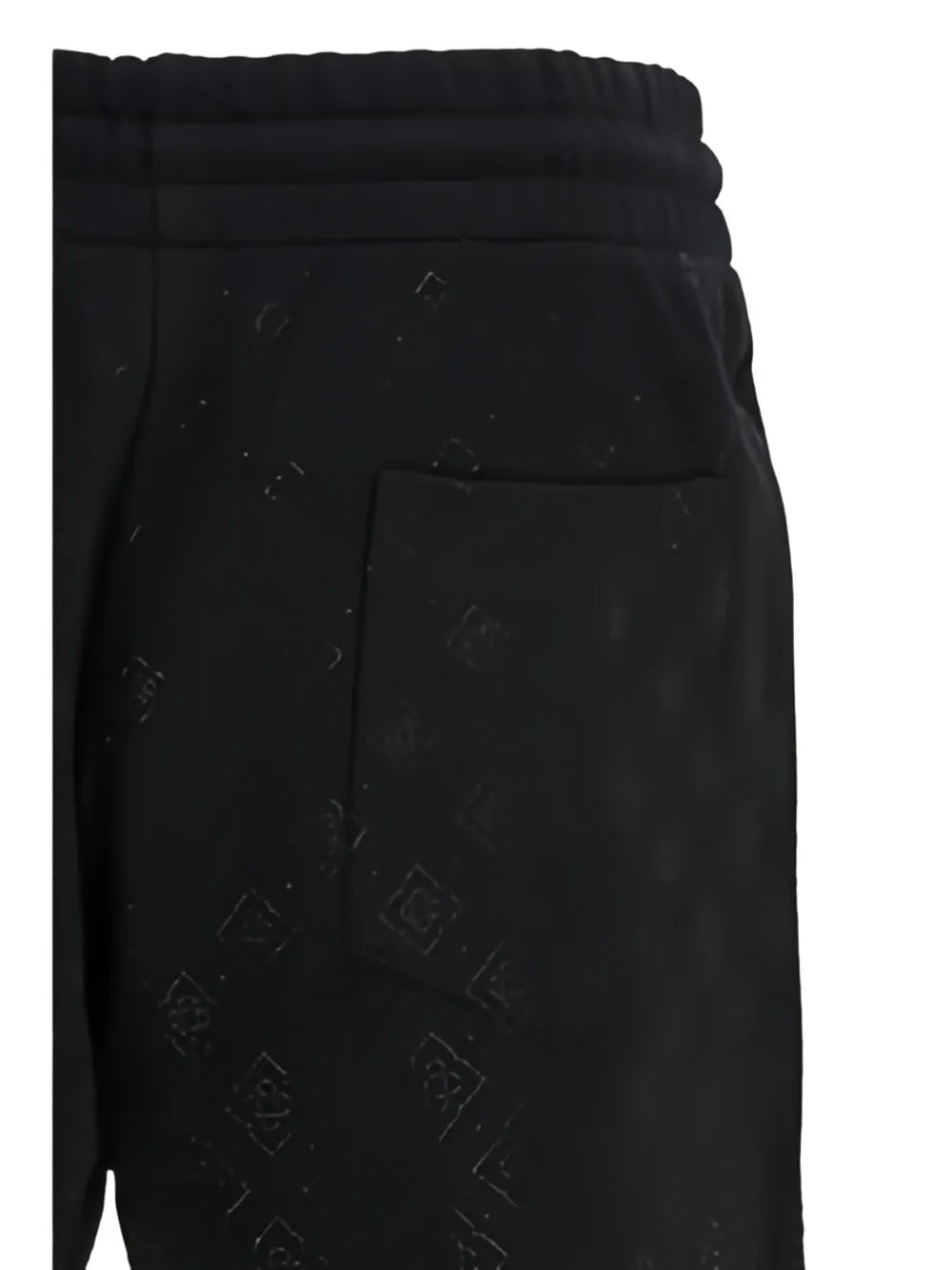 crystal monogram shorts