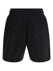 crystal monogram shorts