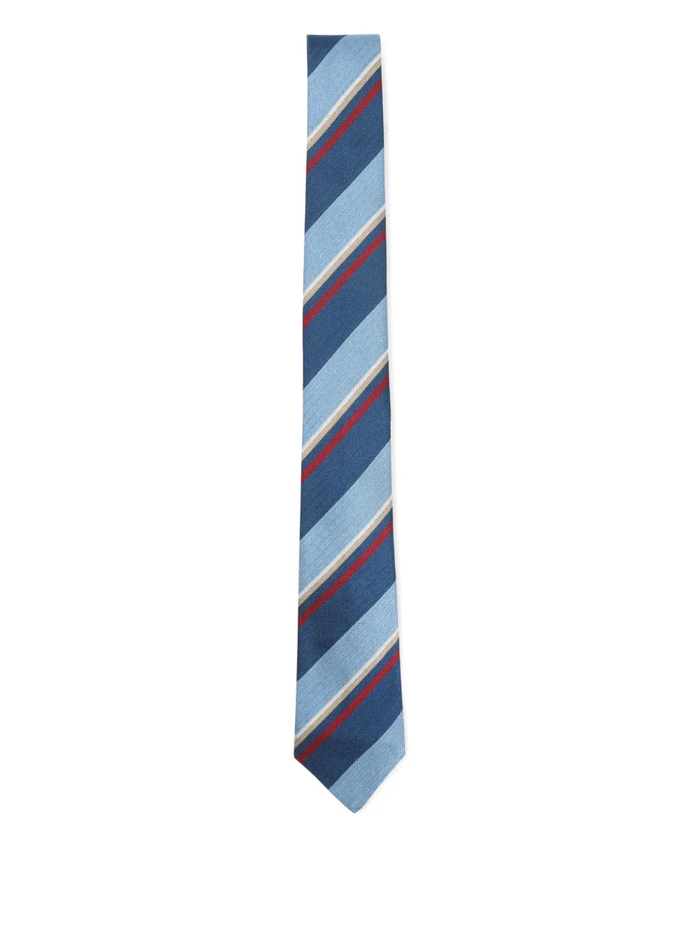 striped silk tie