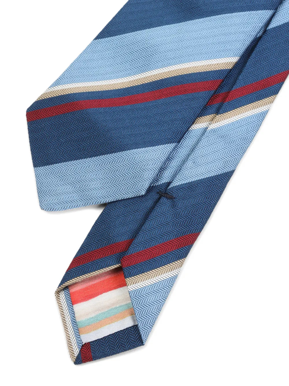 striped silk tie