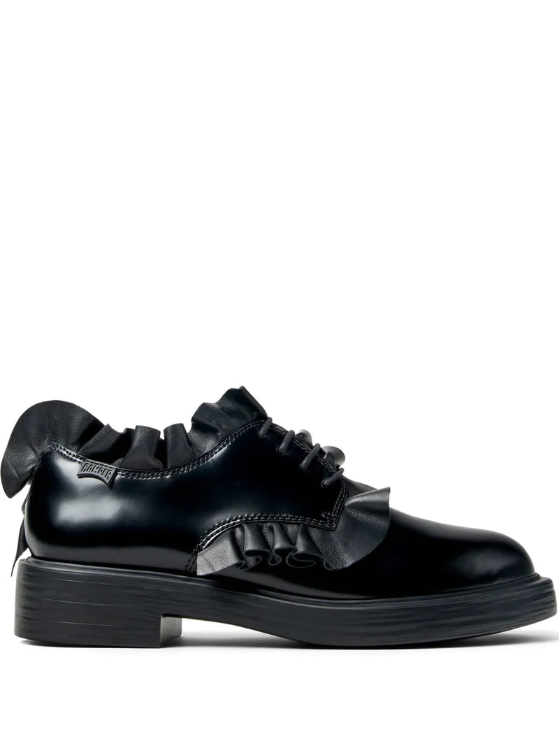 Dean ruffled lace-up shoes