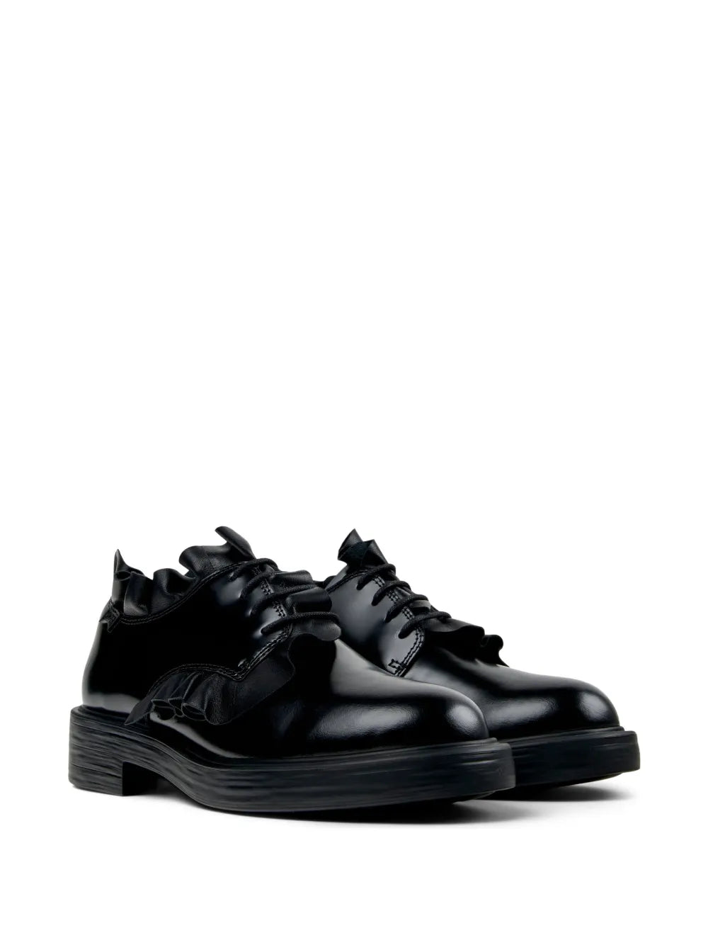 Dean ruffled lace-up shoes