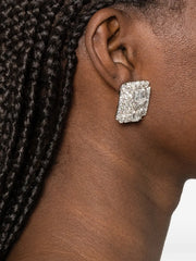 crystal-embellished earrings