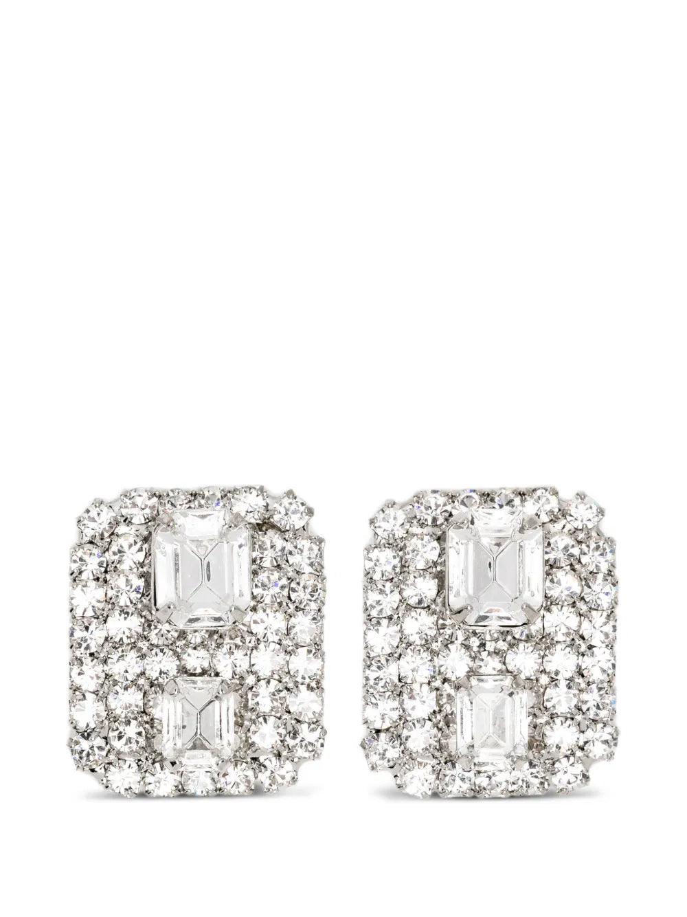 crystal-embellished earrings