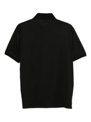 black polo shirt