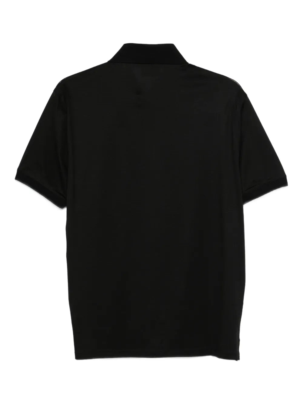 black polo shirt