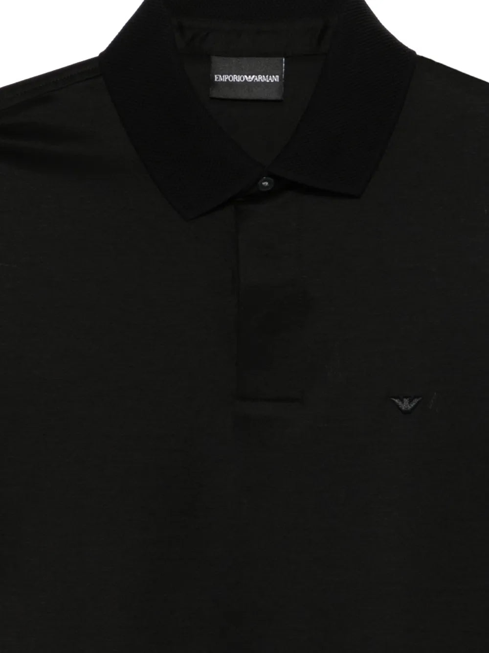 black polo shirt