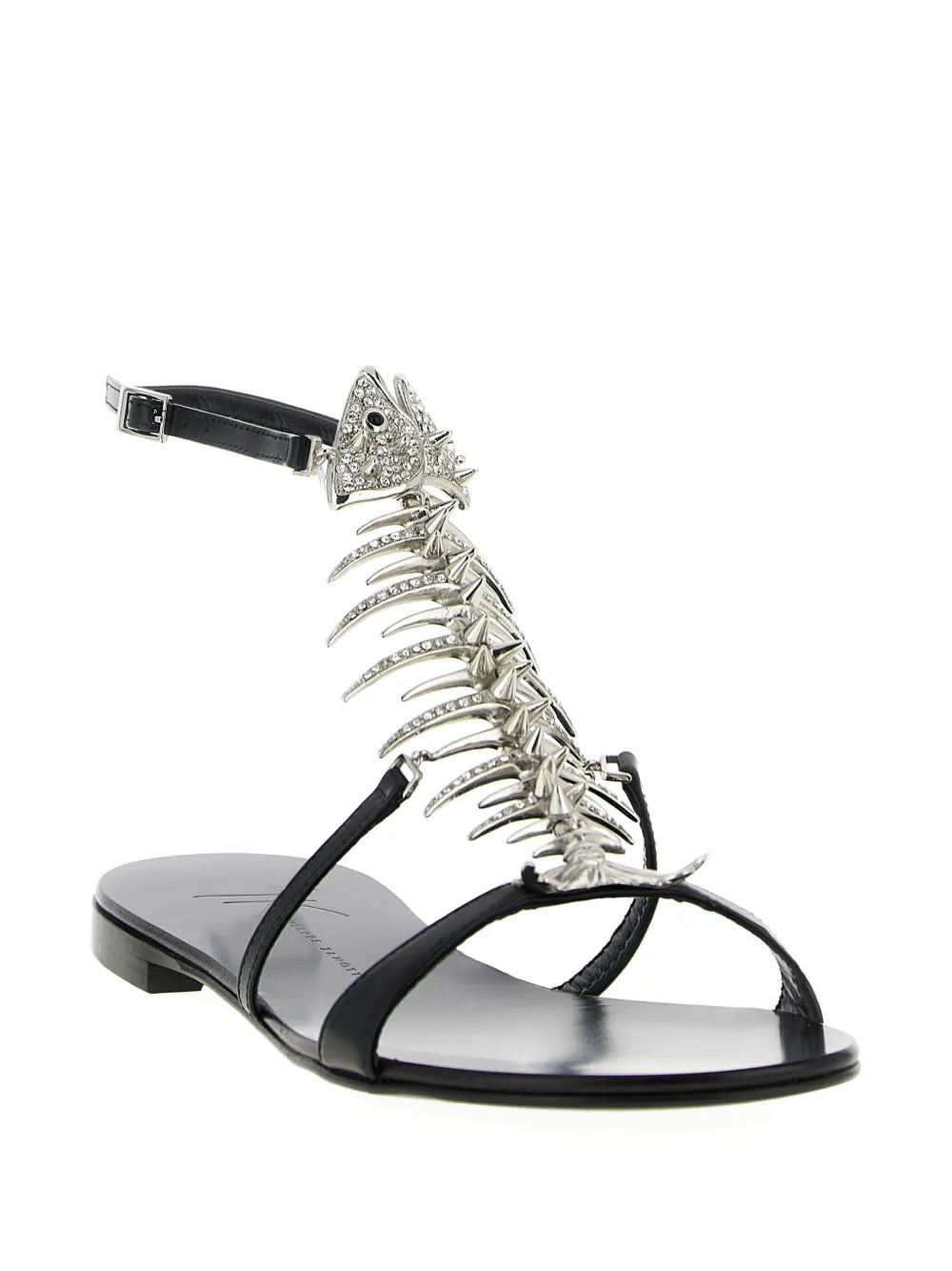 metal slim sandals